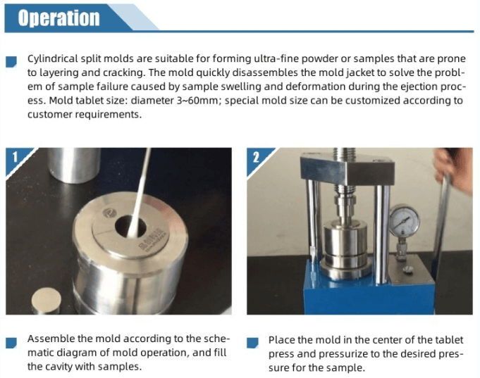 Powder Pellet Press Die