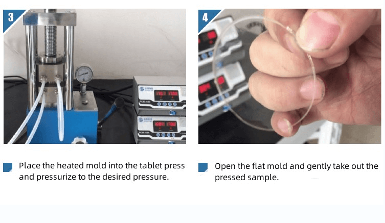 Lab Flat Plate Press Mold