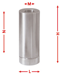 Elongated Cylindrical Pressing Die