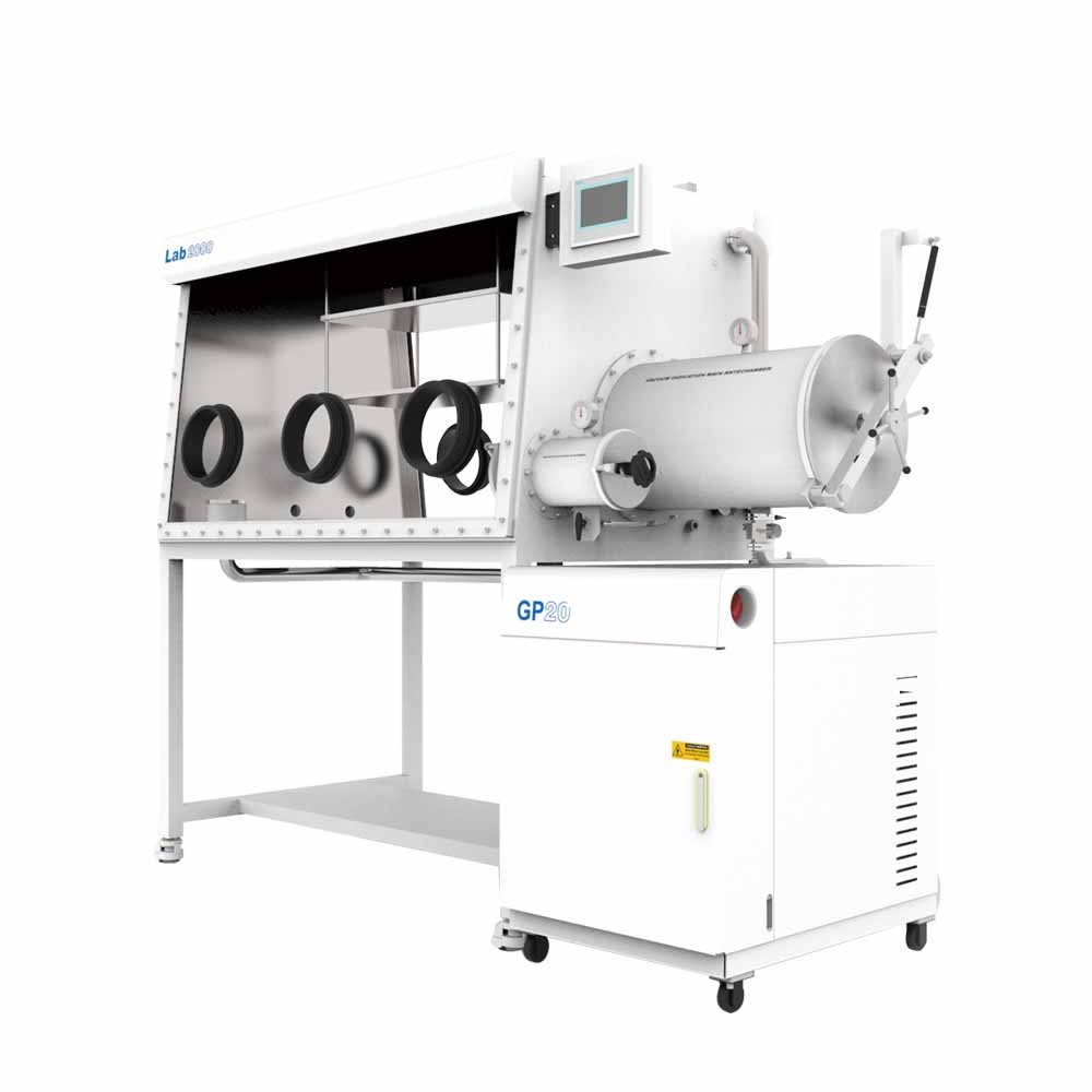 Vacuum Three Gloves Single Side Glove Box with Water Oxygen System