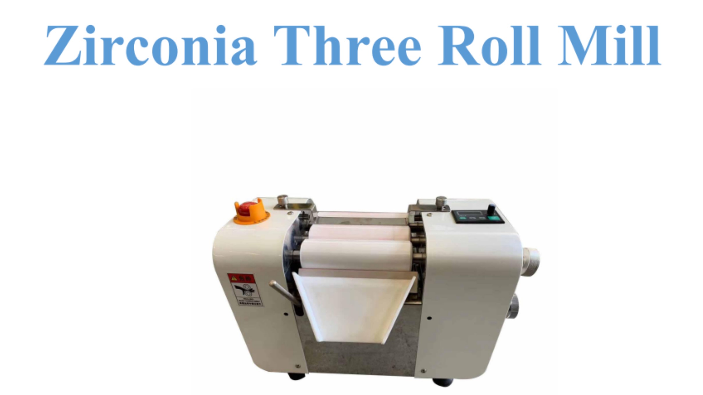 Zirconia Three Roll Mill