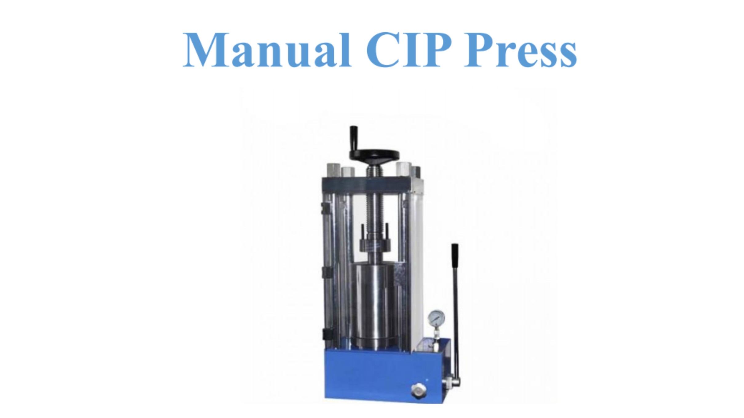 Manual CIP Press